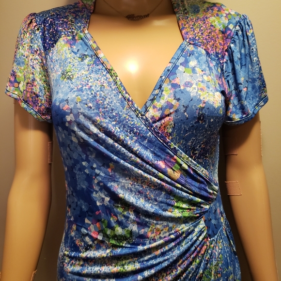 Ingenue Blue Midi Dress - Picture 3 of 11